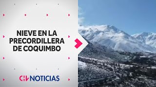 LAS BELLAS POSTALES que dejó la nevazón en la precordillera de Coquimbo  CHV Noticias [upl. by Jonas]