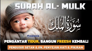 ALQURAN MERDU PENGANTAR TIDUR SURAH ALMULK PENGUSIR SETAN DAN JIN  SETAN KABUR TIDUR JADI TENANG [upl. by Anais]