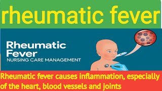 Rheumatic fever  rheumatic fever kya hai [upl. by Huberty]