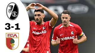 SC Freiburg VS FC Augsburg 31 Highlights  Bundesliga 20242025 [upl. by Raab]