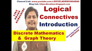 Logical Connectives  Negation  Conjunction  Disjunction  Conditional  DMS  MFCS  DMGT [upl. by Eerahs]