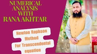 Newton Raphson method  for Transcendental equation [upl. by Lael]