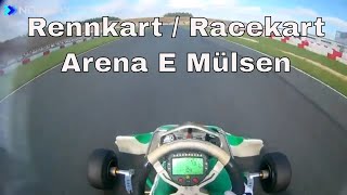 POV  X30 Senior Rennkart  Racekart Onboard  Training in Mülsen  Kart Arena E  Motorsportarena [upl. by Ledba]