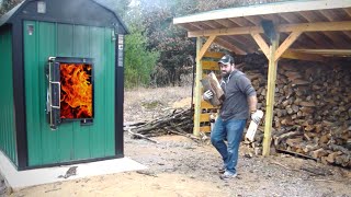 Outdoor Wood Burner Is it WORTH IT 4 Years later [upl. by Roban285]