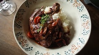 Coq au vin tradicional [upl. by Shinberg]