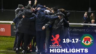 London Scottish vs Ealing Trailfinders Highlights [upl. by Odnalor375]