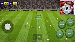 EFOOTBALL 2022 MOBILE  FIRST GAMEPLAY [upl. by Anahoj]