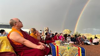 Zangdopelri in Australia 🇦🇺  khabje Namkhai Nyingpo Rinpoche warmly welcome  Guru Rinpoche [upl. by Myca]