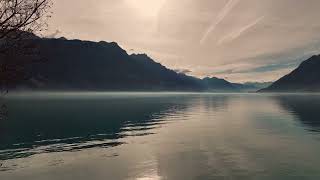 Switzerland  Drone Brienz Lake [upl. by Cyb]