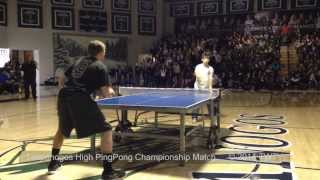 Ping Pong Championship Match Timpanogos High School [upl. by Hildie803]