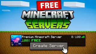 How to get a FREE Minecraft Server 2023 [upl. by Elwee]