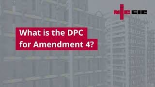 What is the DPC for Amendment 4 [upl. by Wollis]