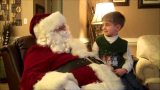 Savanna Video from Santa Claus in the North Pole  Christmas 2014 [upl. by Oinegue]