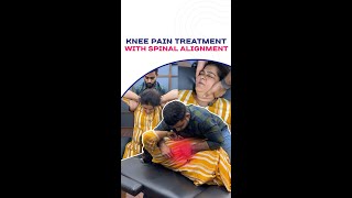 Knee pain treatment with spinal alignment [upl. by Ahsuat]