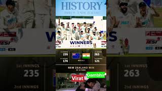 IND vs NZ 3rd Test  New Zealand Beat India 3rd Test indvsnzshorts [upl. by Susette]