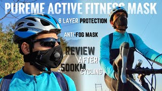 Best Cycling Mask  PureMe ActiveAnti Pollution Fitness Mask Review [upl. by Kynthia]