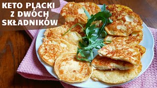 KETO PLACKI Z DWÓCH SKŁADNIKÓW  Szybkie i niezawodne keto placki [upl. by Erdua]