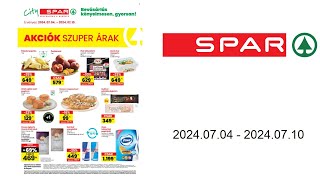 Spar akciós újság HU 20240704  20240710 [upl. by Annayoj549]