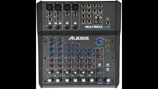 Alesis MULTIMIX 8 USB FX8 Channel Mixer with Effects  USB Audio Interface [upl. by Ahseele350]