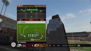 NCAA Football 08 Xbox 360 Gameplay  Passing Attack HD [upl. by Dahlia453]