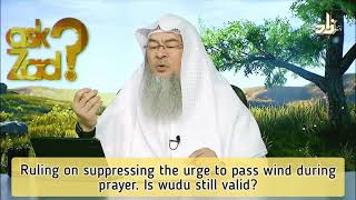 Suppressing the urge to pass gas  wind during prayer is wudu still valid  Assim al hakeem [upl. by Parish]