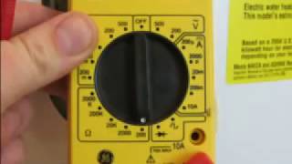 WATER HEATER ELEMENT how to TEST [upl. by Stanton378]