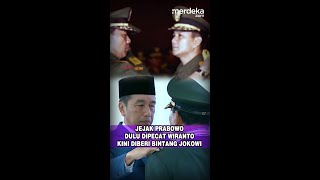 JEJAK PRABOWO DULU DIPECAT WIRANTO KINI DIBERI BINTANG JOKOWI [upl. by Enilrek285]