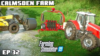 WRAPPING THINGS UP  Calmsden Farm  Farming Simulator 22  Episode 32 [upl. by Luce785]