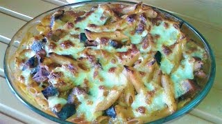 RICETTA DI PASTA CON MELANZANE AL SUGO GRATINATE AL FORNO [upl. by Gordie]