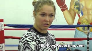 Ronda Rousey On How Much Money Do You Get If You Win Olympic Gold  esnews mma [upl. by Genevra]