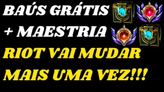 Novas Mudanças no Rework da Maestria  Sistema de Baús Grátis do League of Legends [upl. by Aihsoek]