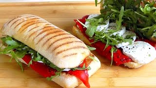 How to make Panini easy snack food recipe [upl. by Deering]