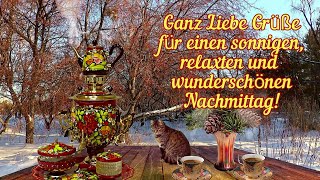 Hallöchen😊 Schönen Tag☀️ Ich wünsche Dir einen wunderschönen Nachmittag☕🍰 Ganz Liebe Grüße für Dich💖 [upl. by Merdith]