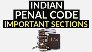 English IPC  Indian Penal Code Important Sections  CLAT  AILET  MPSI  UPSI  Sub Inspector [upl. by Dodie326]