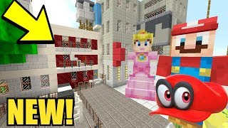 MARIO AND PEACHS NEW HOUSE MOVE IN  Super Mario Series  Minecraft Switch 265 [upl. by Ynelram]