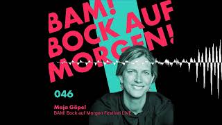 Maja Göpel Marketing als Treiber von Zukunftsgestaltung  live vom BAM Bock auf Morgen Festival [upl. by Aarika]