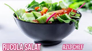 How to Make Rucola Salat  salad   Rucola Salat  Easy Salat Making  Desi Cooking  Aziz Chef [upl. by Rie243]