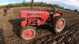 1962 International Harvester B275 23 Litre 4Cyl Diesel Tractor 38 HP with Ransomes Plough [upl. by Carli252]