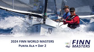 Highlights from Day 2 at the 2024 Finn World Masters [upl. by Naired]