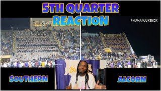 SOUTHERN UNIVERSITY VS ALCORN STATE  5TH QUARTER BEE DA SHOW REACTION 2024 [upl. by Anauqal172]