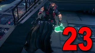 Batman Arkham Knight  Part 23  HUGE MACHINE GUNNER BOSS Playstation 4 Gameplay [upl. by Notsuj842]