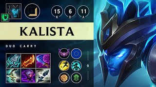 Kalista ADC vs KaiSa Unstoppable  EUW Master Patch 1418 [upl. by Viviene]