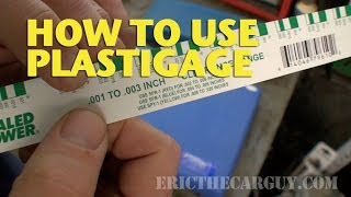 How To Use Plastigage EricTheCarGuy [upl. by Neumark]