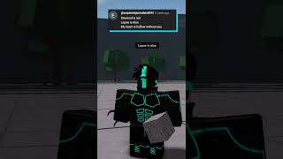 Cyan Arrow Tries To Rizz Again  Roblox Strongest Battlegrounds [upl. by Anailli]