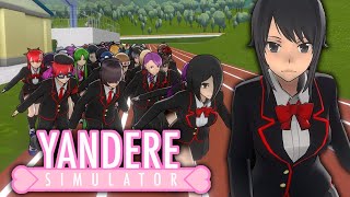 ELIMINATING OSANA WHILE THE WHOLE SCHOOL HUNTS ME DOWN IS HILARIOUSLY SCARY  Yandere Simulator [upl. by Bergwall]