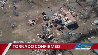 Confirmed EF1 tornado hits Catawba County 1 killed and 4 others injured [upl. by Narbig374]