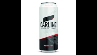 Carling Lager Review [upl. by Valenka]