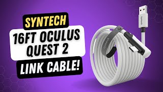 Syntech Link Cable 16 FT Compatible with Oculus Quest 2 [upl. by Ahsinra767]