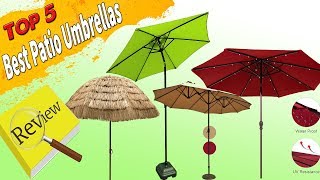 Top 5 Best Patio Umbrella Reviews  Best outdoor umbrella  Best garden umbrella [upl. by Raffaello777]