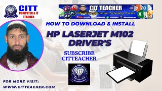 Install and Download HP LaserJet M102 Drivers [upl. by Brunn]